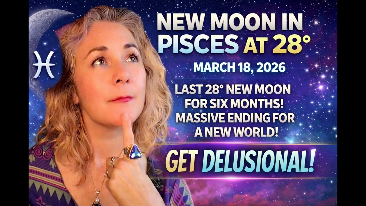 🌑 New Moon Pisces 🌊 March 18, 2026 🌊 POWERFUL MANIFESTATION PORTAL: GET DELUSIONAL!