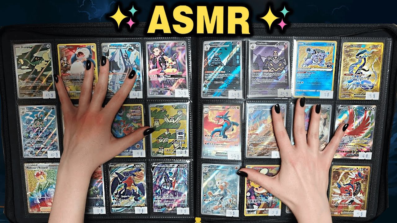 ASMR Organizing New Pokemon Cards✨