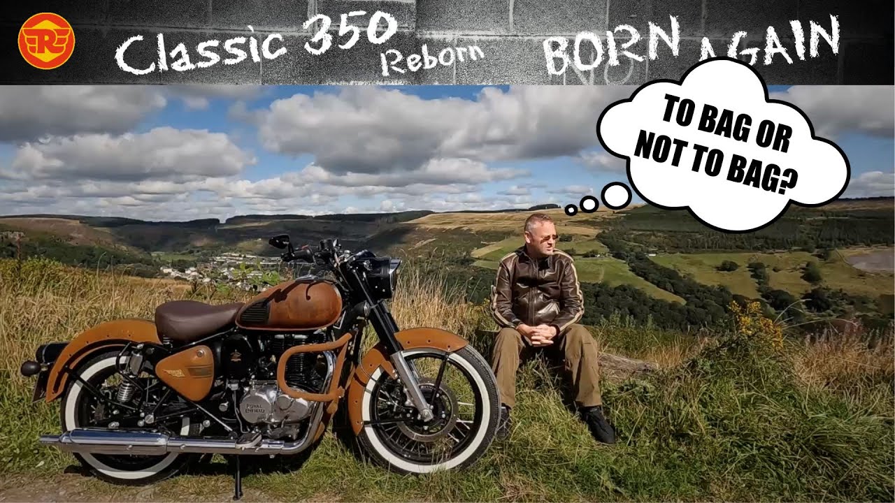 Royal Enfield Classic 350 Reborn Canvas Pannier Bag / Rail fitting - Motea CV1 Review