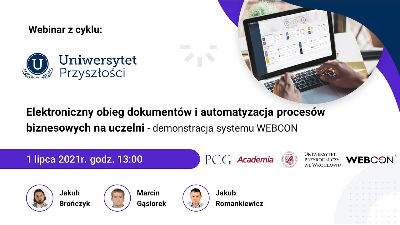 Elektroniczny obieg dokumentów i automatyzacja procesów biznesowych na uczelni – WEBCON