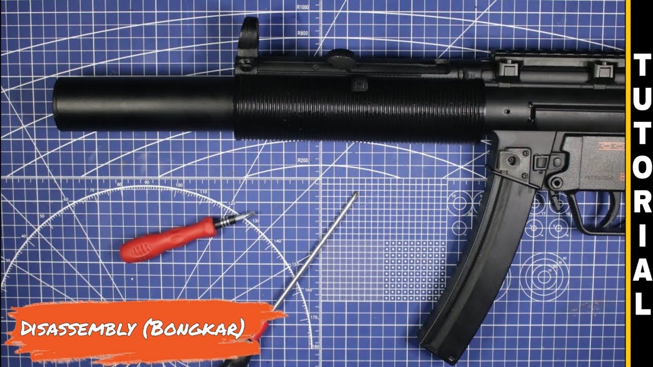 [Tutorial] JG Works MP5SD6 AEG Disassembly Guide (Cara Bongkar) | 6mm Airsoft