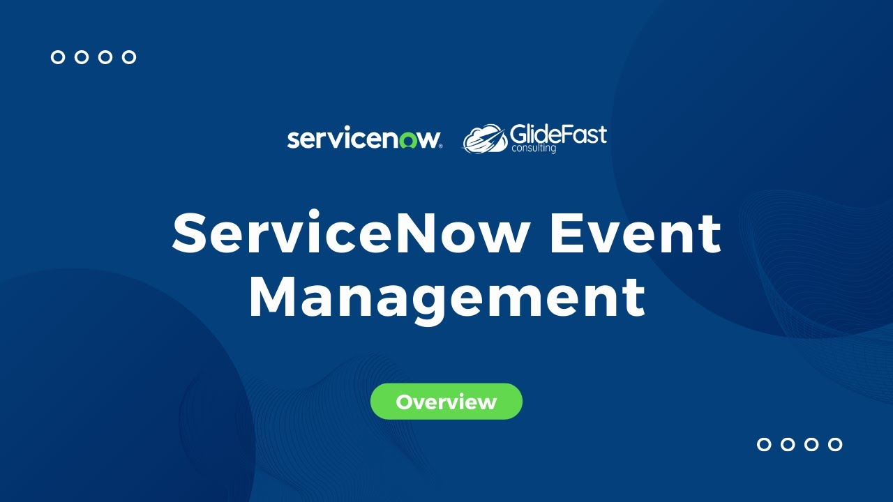 Управление мероприятиями ServiceNow | Разделите богатство