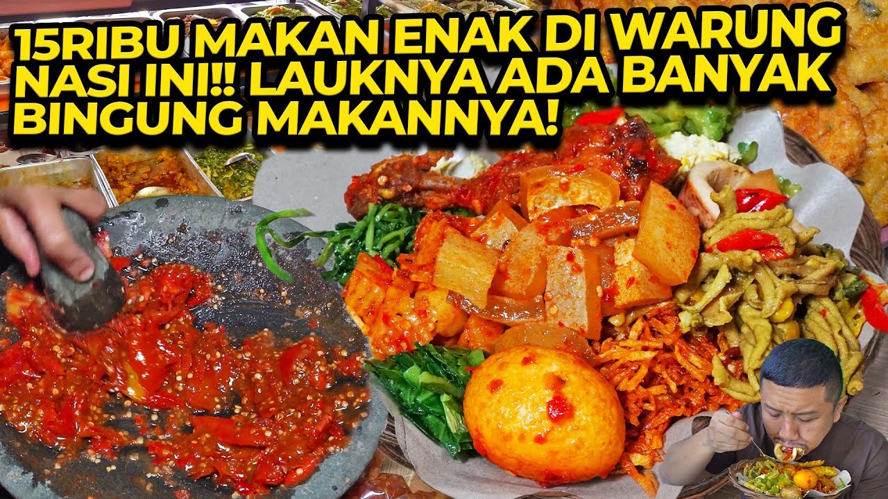 ORG LUAR KOTA GA TAU WARUNG NASI MURAH ENAK DI BANDUNG INI!!!