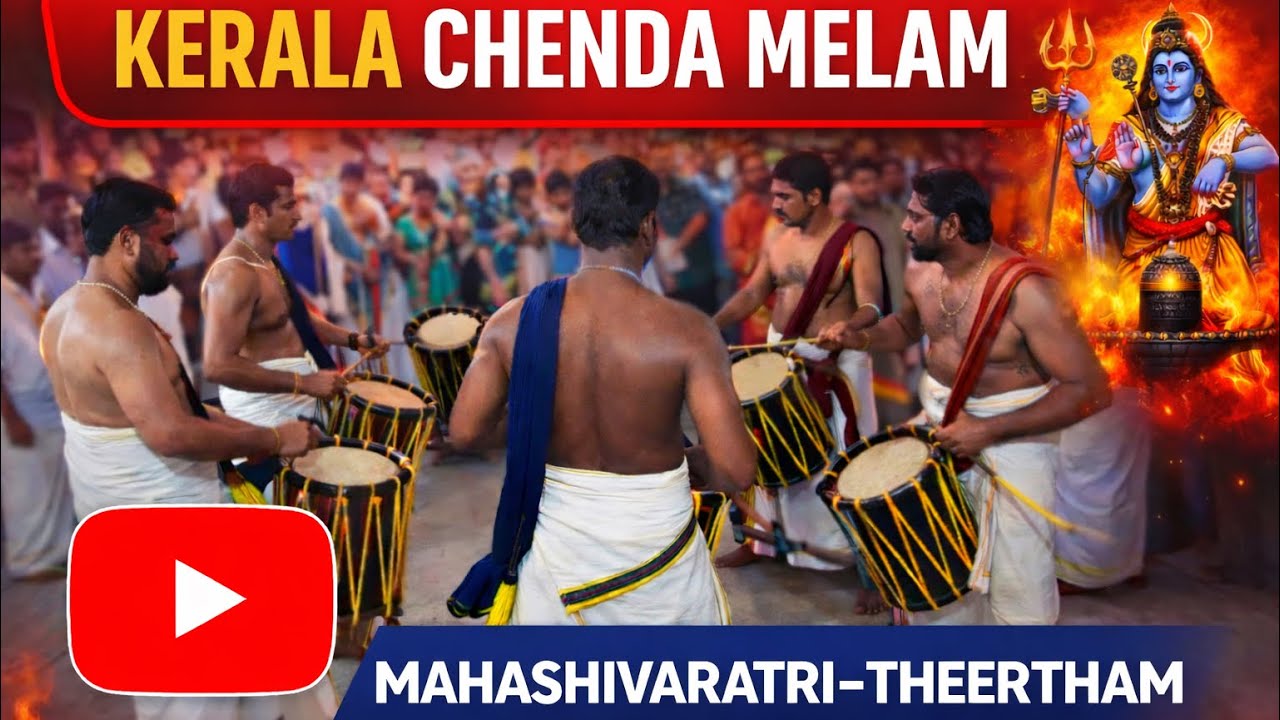 Kerala chenda Melam | Shivan Temple-Theertham-TN24 | Mahashivaratri