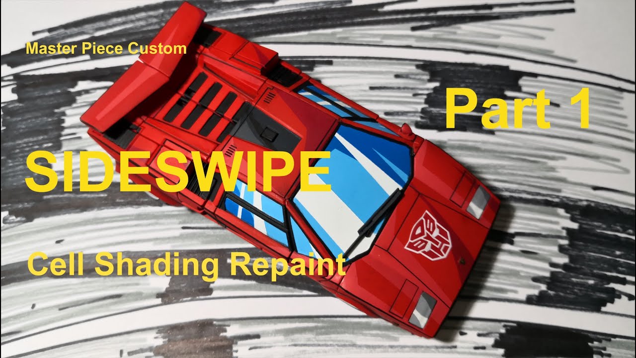 Sideswipe Cel Shading Transformers Part 1