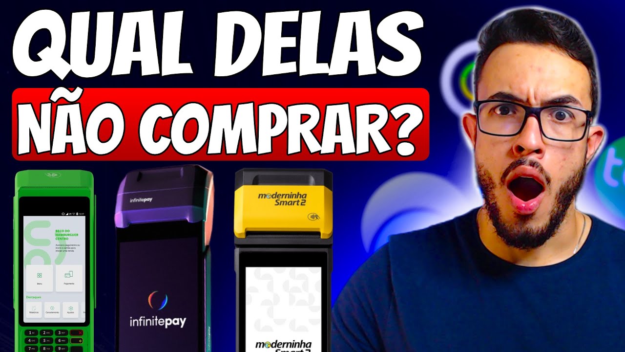 Qual a MELHOR Maquininha de Cart&atilde;o: Ton ou PagBank ou InfinitePay?