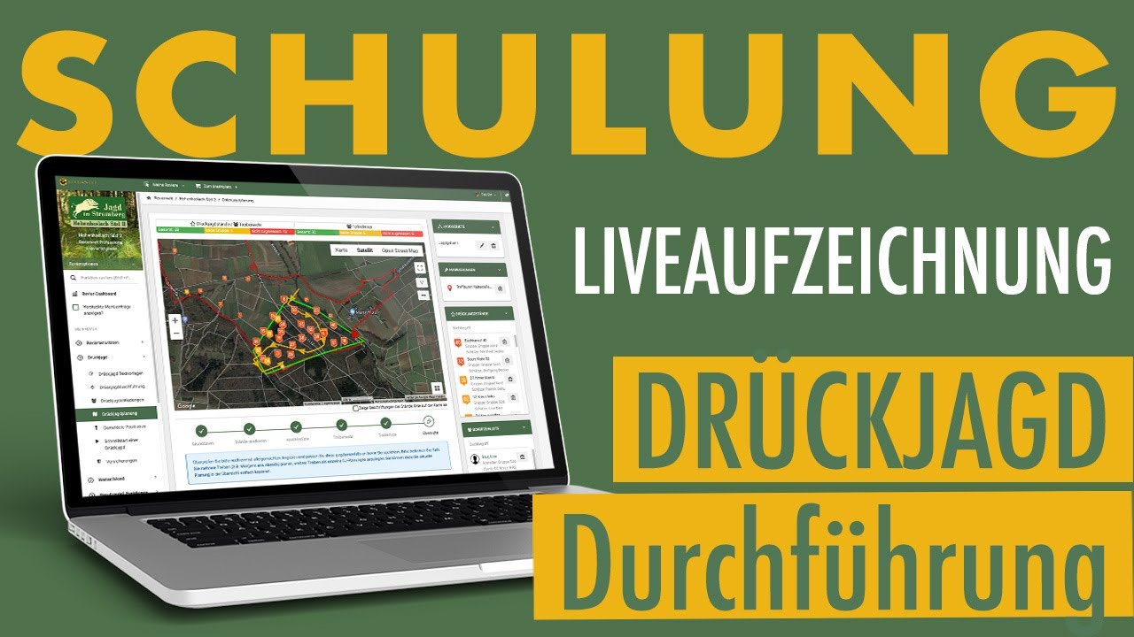 Schulung zur Drückjagd DURCHFÜHRUNG Liveaufzeichnung