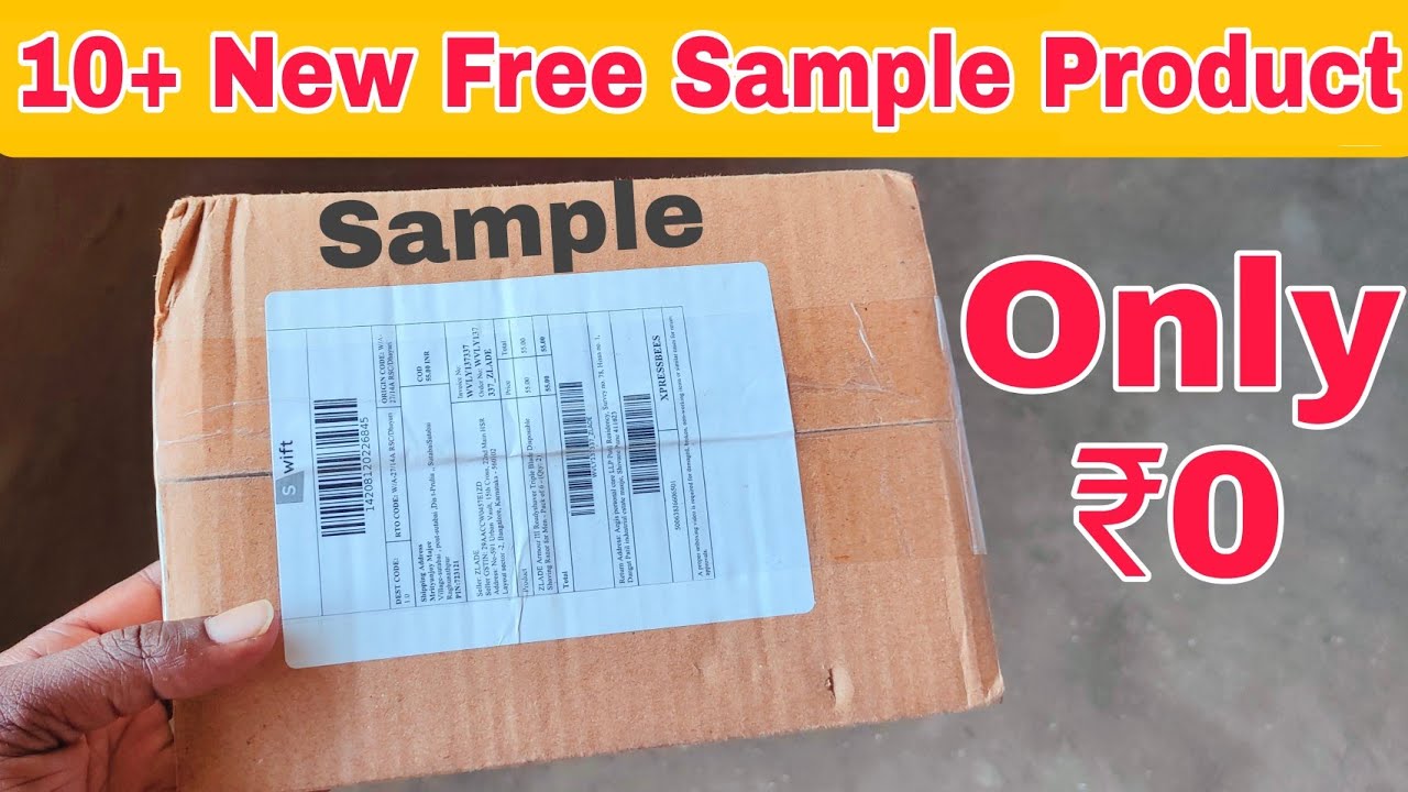 10+ Free Sample product today 💥 new Free Sample India, How to get free sample 😱 free Shopping Offer