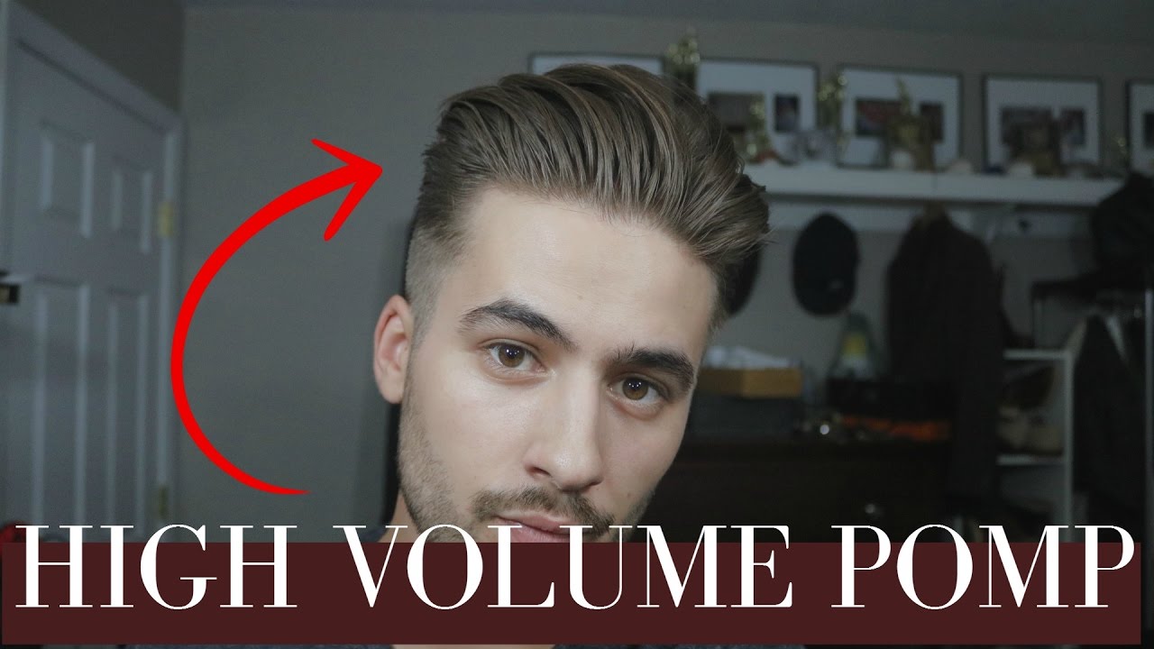 High Volume Messy Pompadour | Mens Hairstyle 2016 | Bald Fade Hairstyle