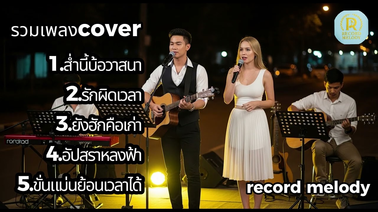 รวมเพลง Cover  อะคูสติก แนวละมุน ฟังสบาย | record melody