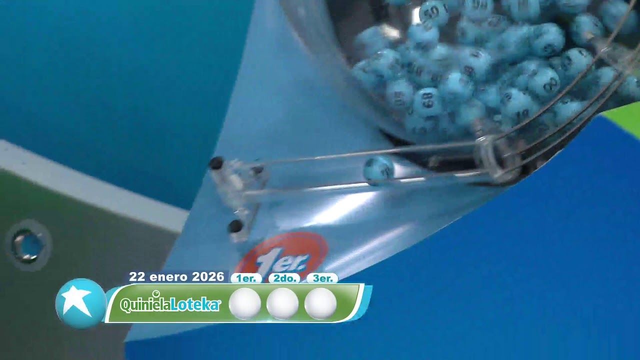 Loteka Loter&iacute;a Electr&oacute;nica Sorteo 7:55 PM 22-01-2026.