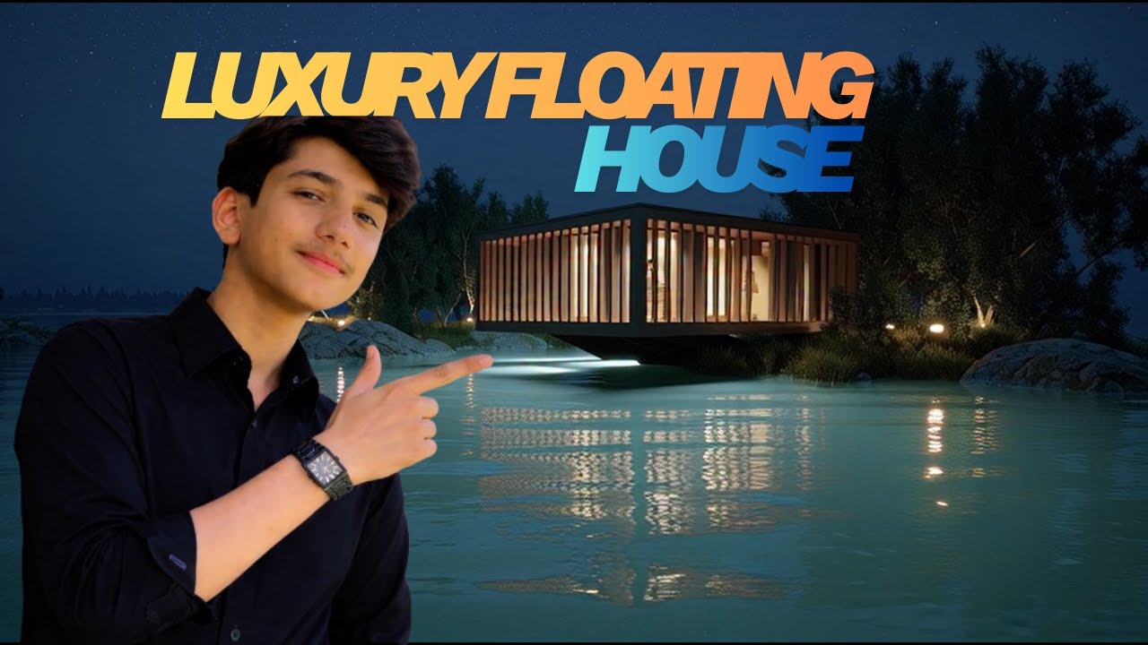 🏝️ LUXURY FLOATING HOUSE Built on Water! From Nothing to Dream Home ✨