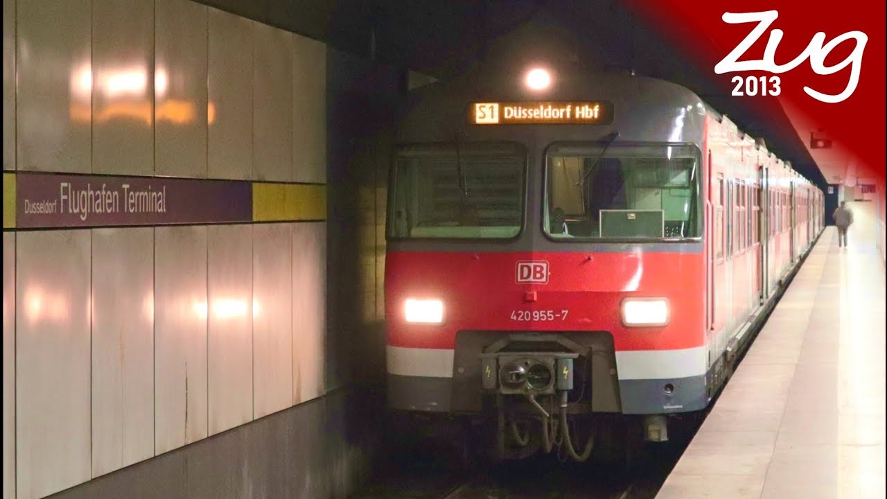 ET420 Sound pur - Fahrt im Flughafen-Tunnel Düsseldorf