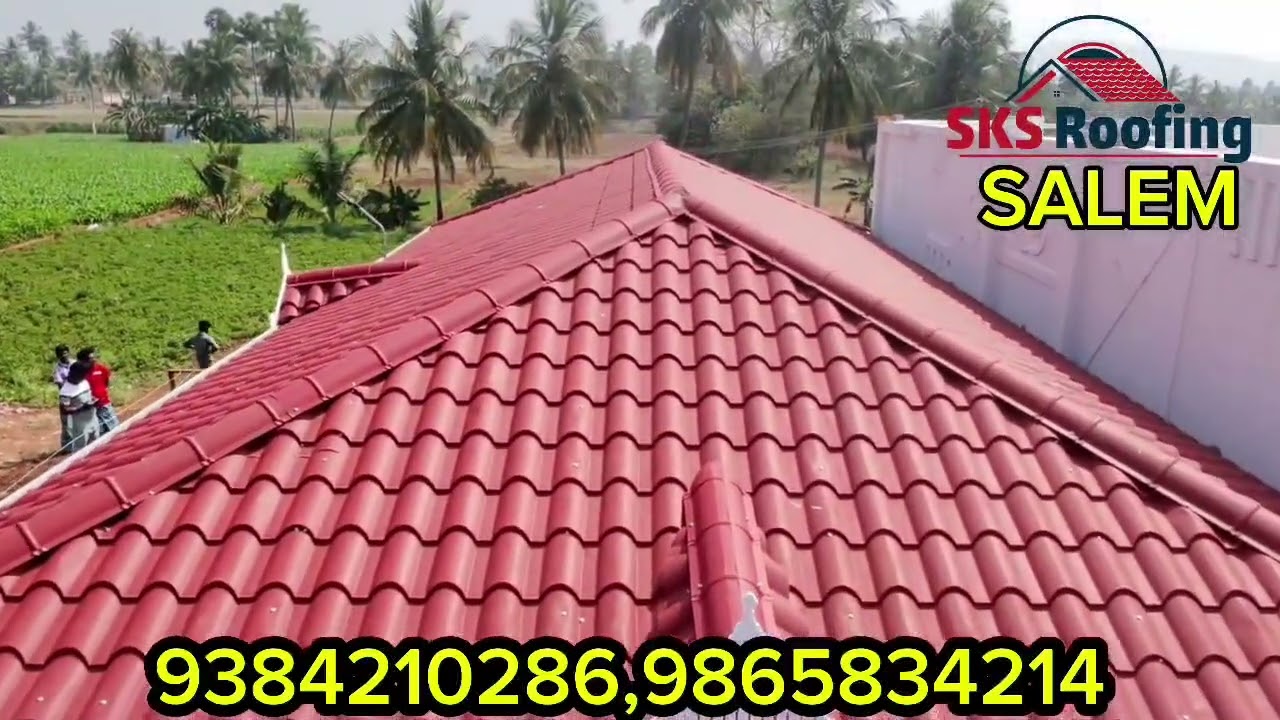 Clay tile Roofing in tamilnadu | portico Roofing sheet kerala model | on SKS ROOFING CALL-9384210286
