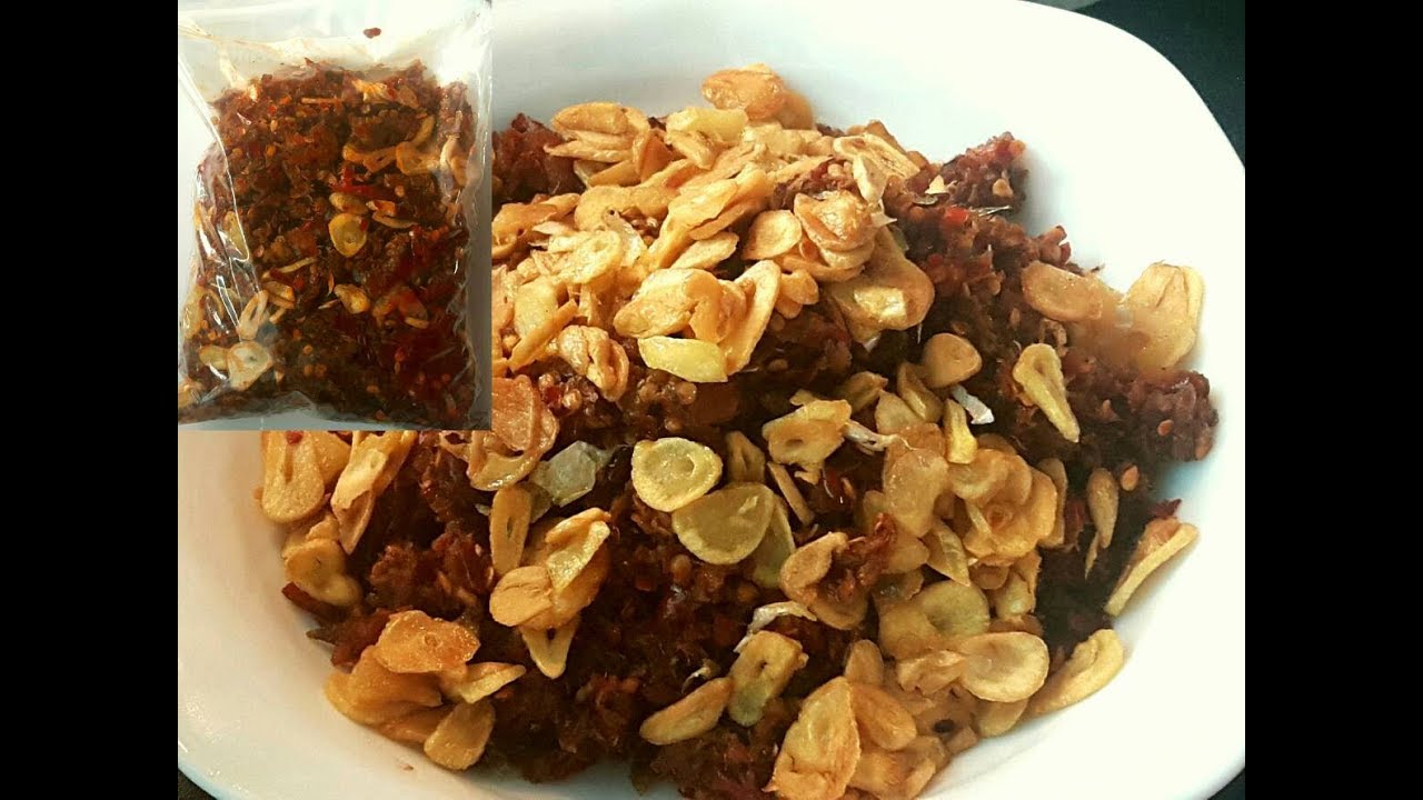 *ငပိေၾကာ္ ၍ထုပ္သိမ္းျခင္း*Fried Shrimp Paste  MYANMAR ‘s Style(STOCK PACK)