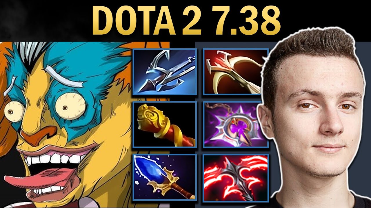 Elder Titan Gameplay Miracle with Harpoon and MKB - Dota 7.38