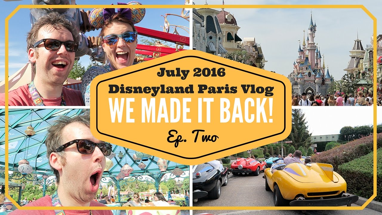 DISNEYLAND PARIS VLOG JULY 2016 | WE MADE IT TO DISNEYLAND PARIS!! | KRISPYSMORE