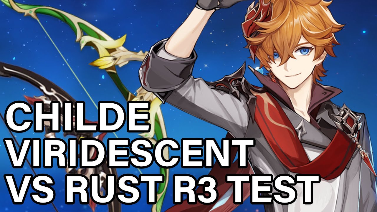 Genshin Impact Childe Rust Vs The Viridescent Hunt Test in 5 Minutes No Ults