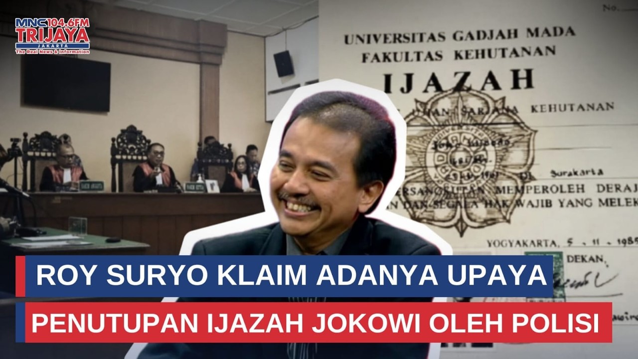 Sidang Panas! Roy Suryo Klaim Adanya Upaya Penutupan Ijazah Jokowi oleh Polisi | Trijaya Update
