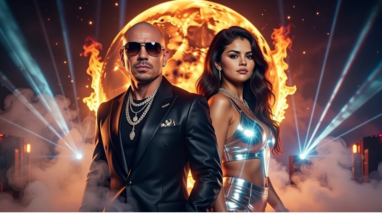 Pitbull.Selenna Gomez-