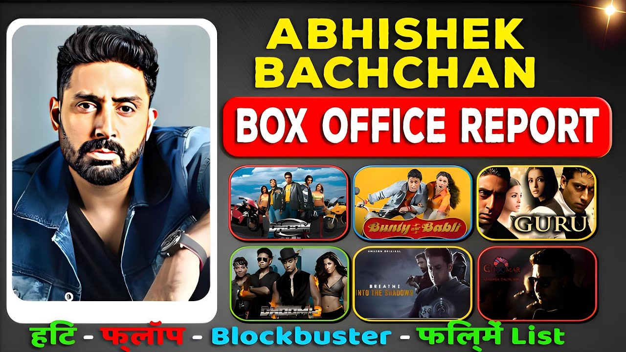 Abhishek Bachchan Hit and Flop All Movies List (2000-2023) all Films Name & Verdict Year Wise Report