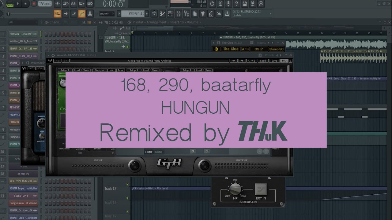 168, 290, baatarfly - HUNGUN (THuK Hard Remix)