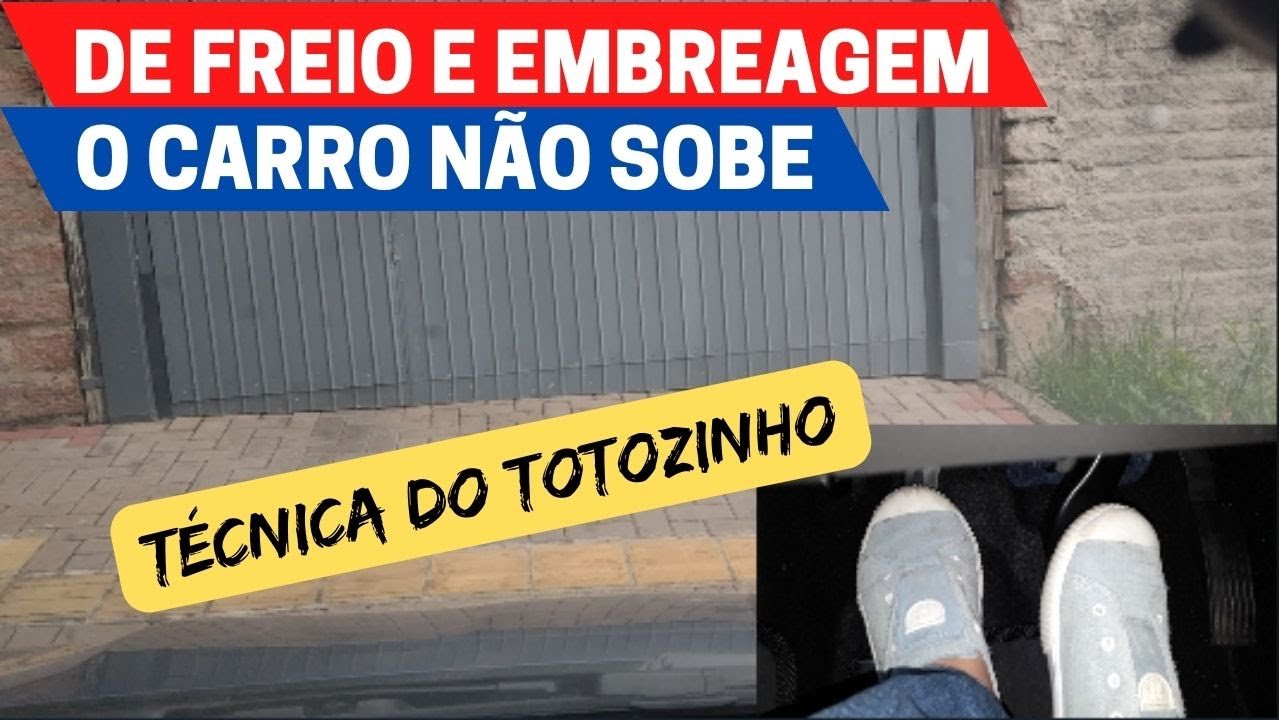 De FREIO e EMBREAGEM o carro NÃO SOBE!