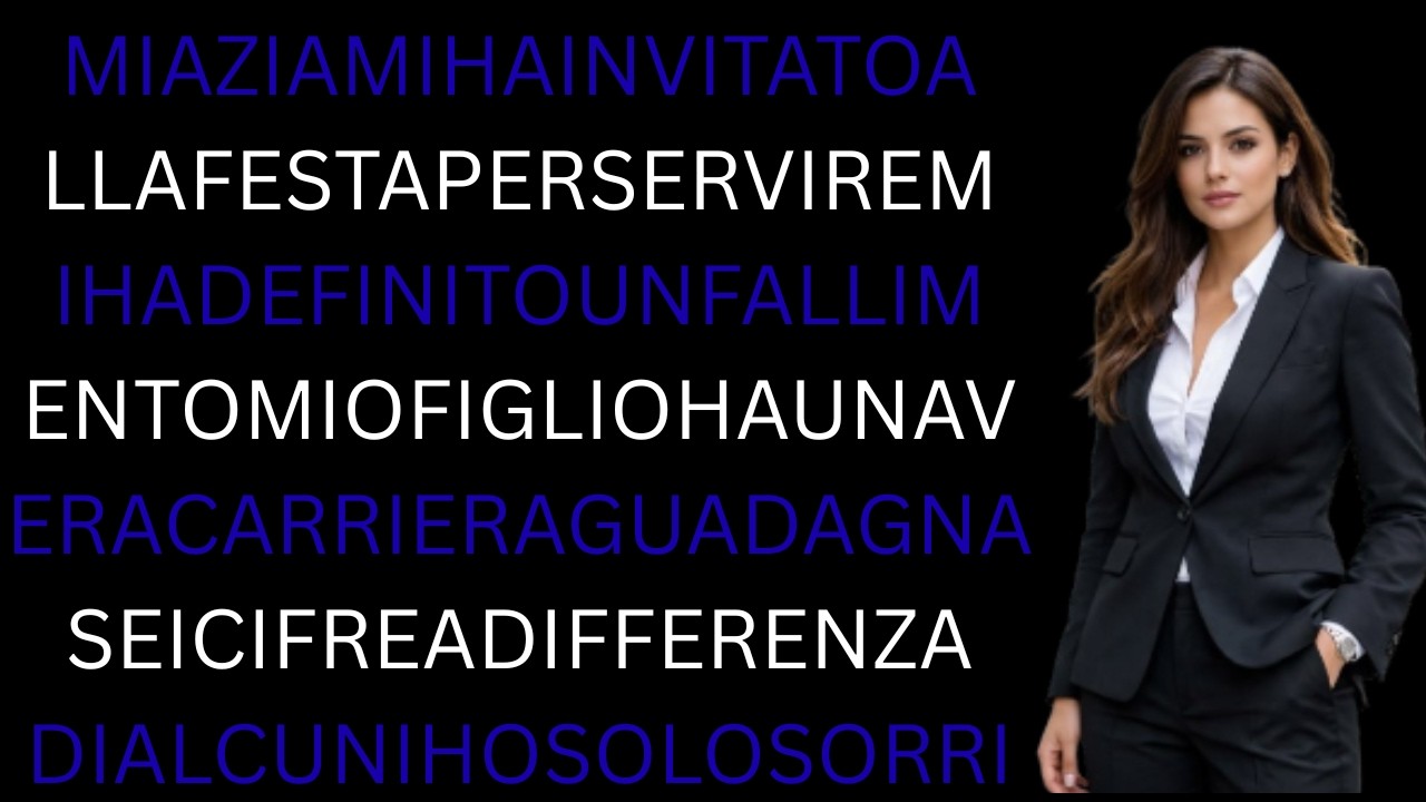 Mia zia mi ha chiamato un fallito Mio figlio ha un vero lavoro  Allora ho detto Lho appena licenziat