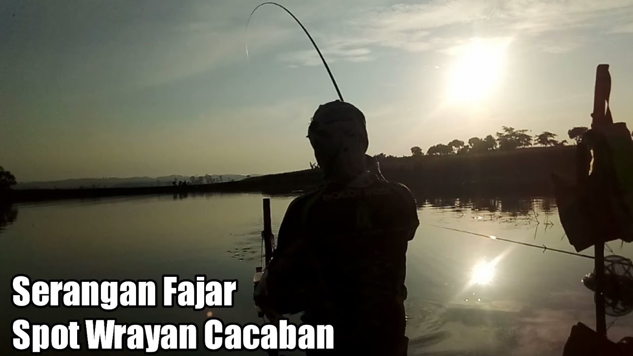 ikan makannya pagi sekali / spot mancing waduk cacaban