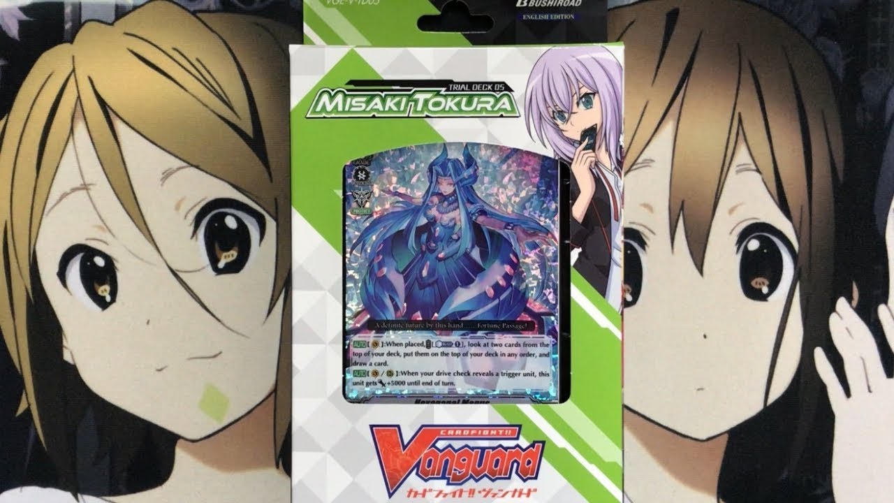 Opening My Cardfight Vanguard Trial Deck 5 Misaki Tokura