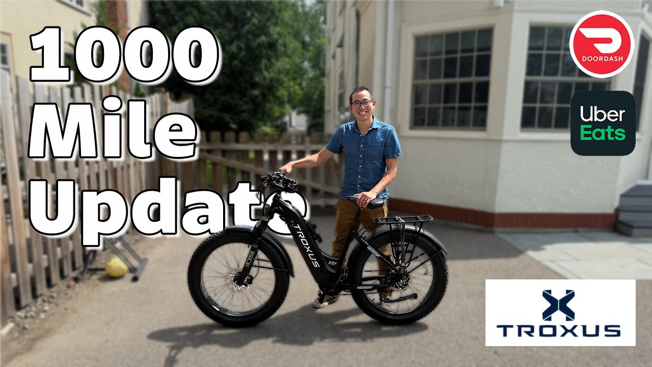 1,000 Miles of Uber Eats & DoorDash on an E-Bike &ndash; Can the Troxus Explorer Handle It? (Update Vid)
