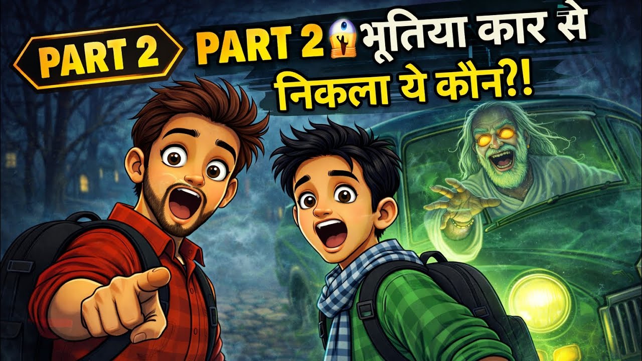 PART 2 😱 | भूतिया कार से निकला ये कौन?! | Funny Horror Vlog