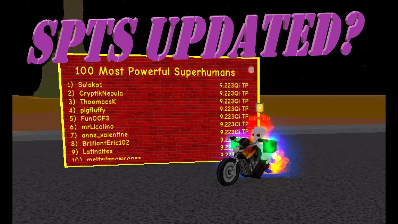 Spts Finally Updated?!?!