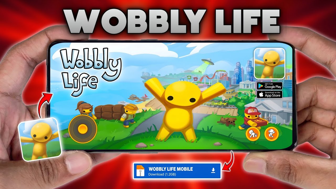 Wobbly Life on Mobile?! 😱 IT&rsquo;S FINALLY REAL! Android/iOS Gameplay + Download