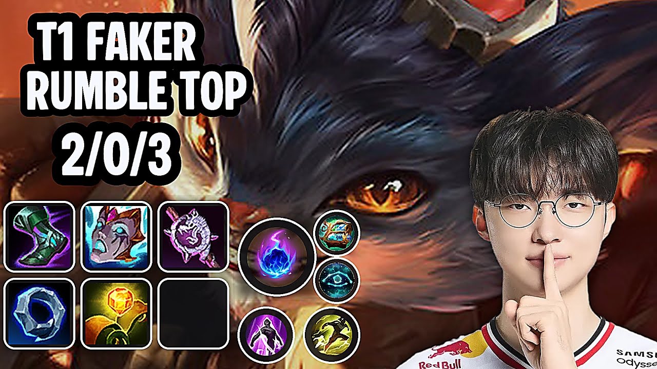 T1 Faker Rumble Top VS Aurora SoloQ Replay 20260330