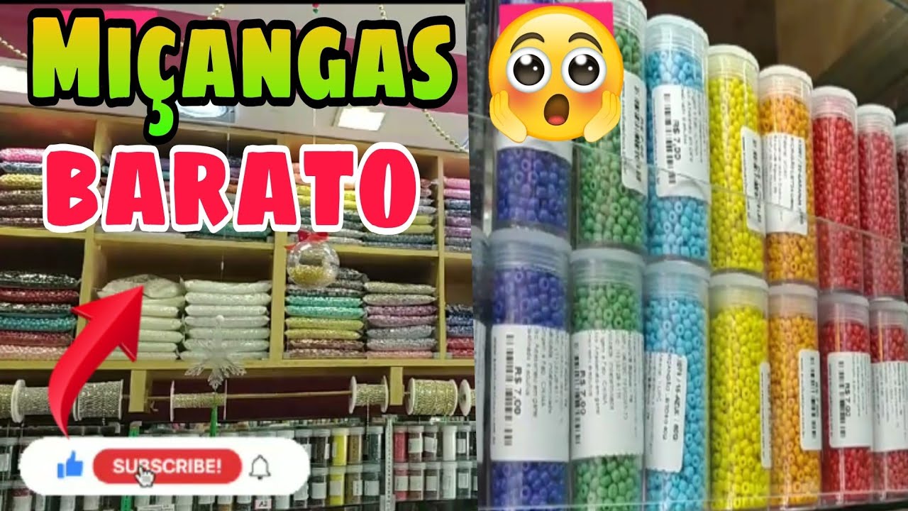 Loja de Miçangas e Pérolas na 25 de março #chinelospersonalizados