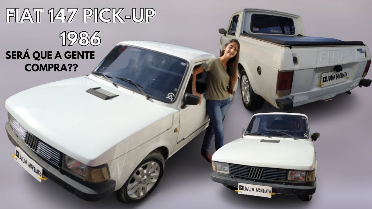 FUI VER UM FIAT 147 PICK-UP PARA COMPRAR!