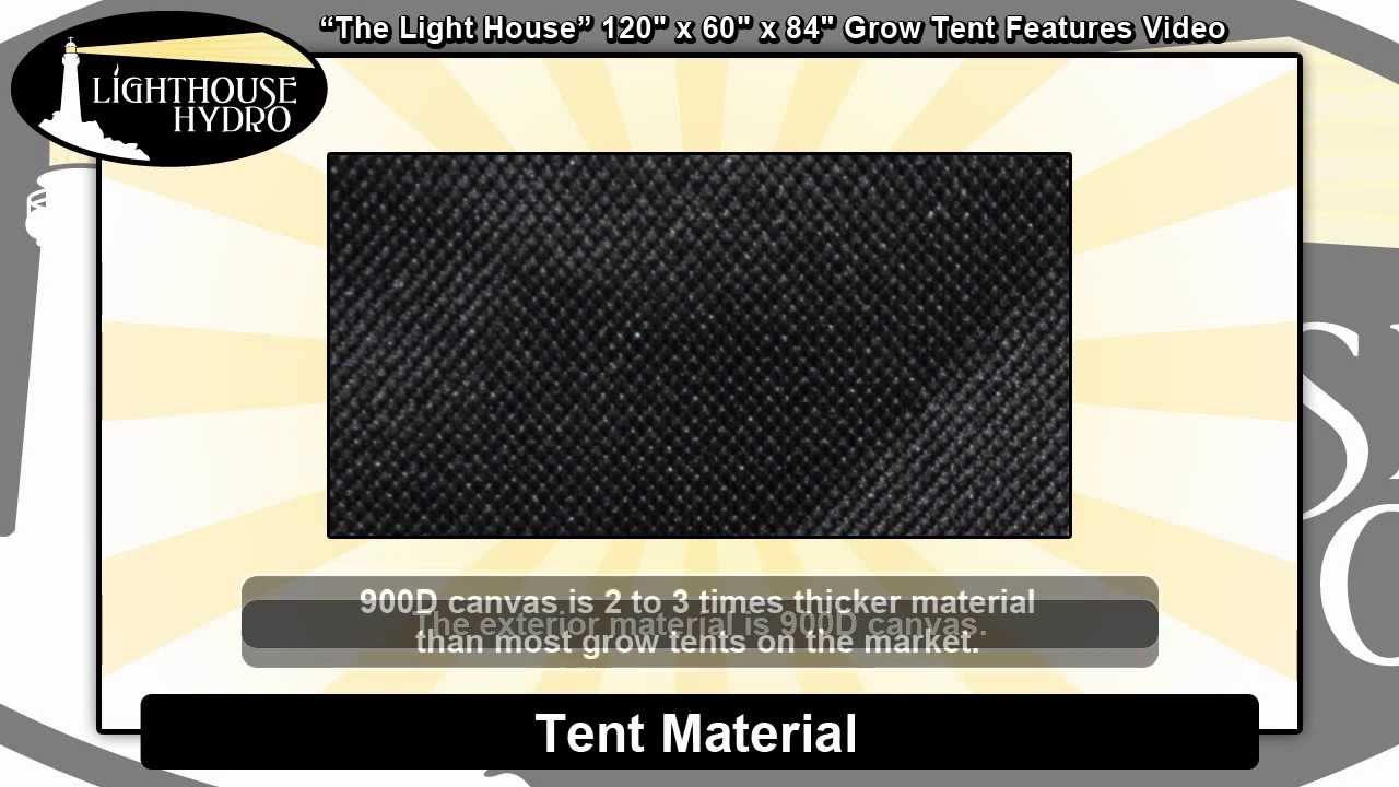 2014 Lighthouse Hydro Grow Tent - 10' x 5' x 7' Features Video
