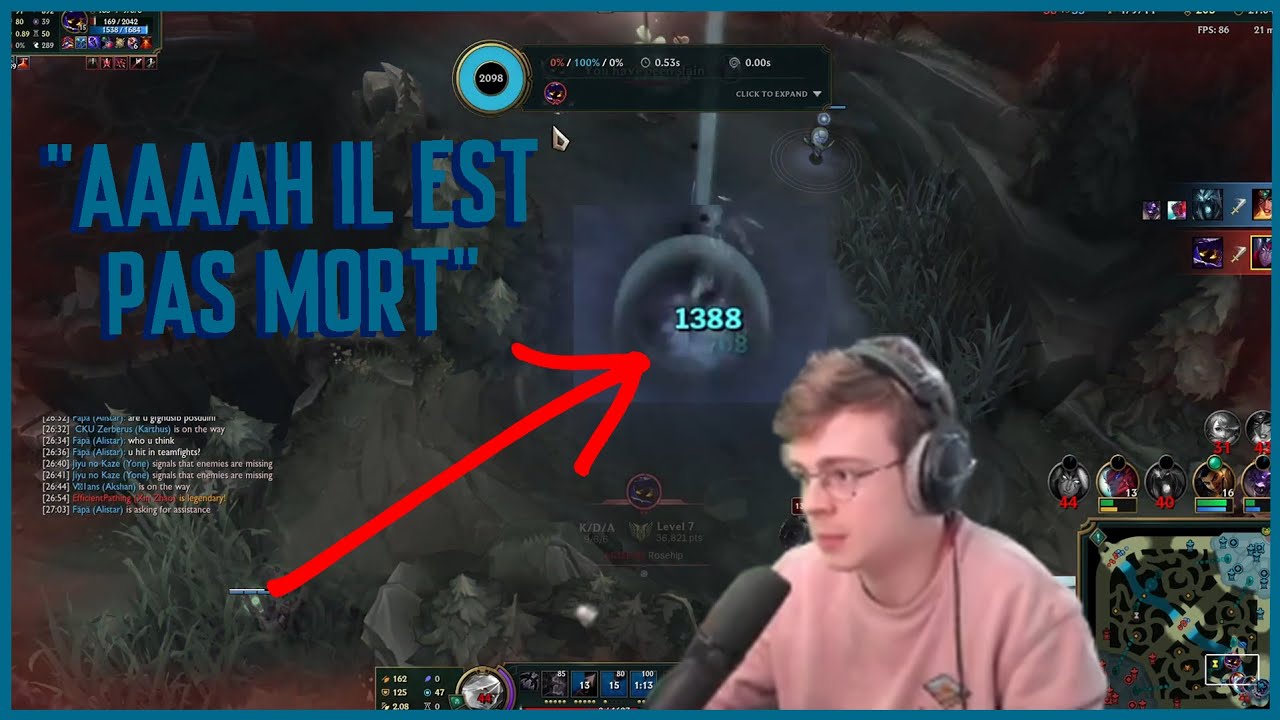Chap se fait one shot puis tilt...