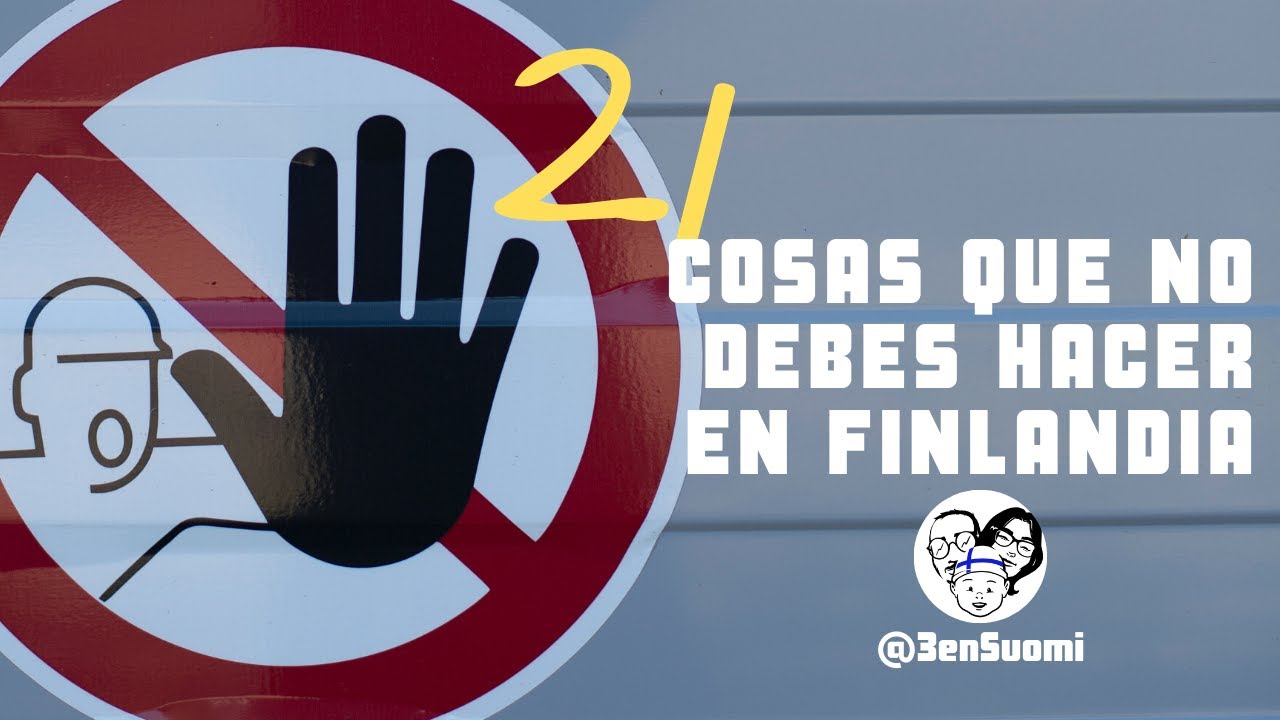 NO hagas esto en Finlandia: 21 cosas a evitar ⚠️