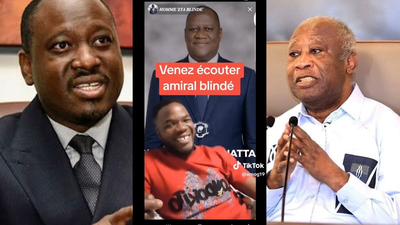 QUAND TON PASSÉ TE RATTRAPE : ÉCOUTEZ CE QUE AMAIRAL BLINDÉ DISAIT DE GBAGBO, SORO ET OUATTARA 