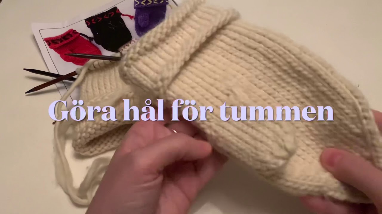 Hur man stickar Lovikkavantar