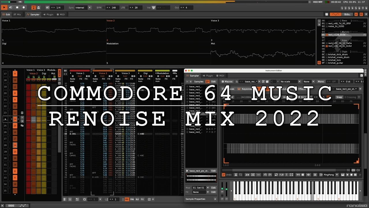 Commodore 64 Music: Renoise Mix 2022