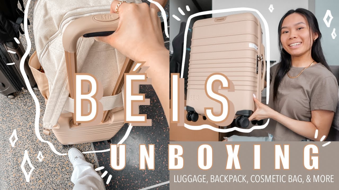 BEIS TRAVEL UNBOXING + REVIEW | Luggage, Backpack, Cosmetic Bag, Water Bottle & More!