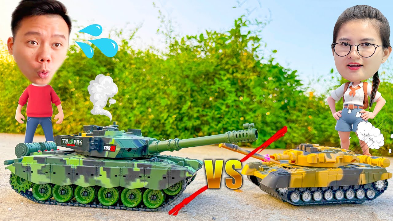 Changcady review xe tăng điều khiển chiến đấu, cùng em Táo đi triển lãm các khí tài quân sự