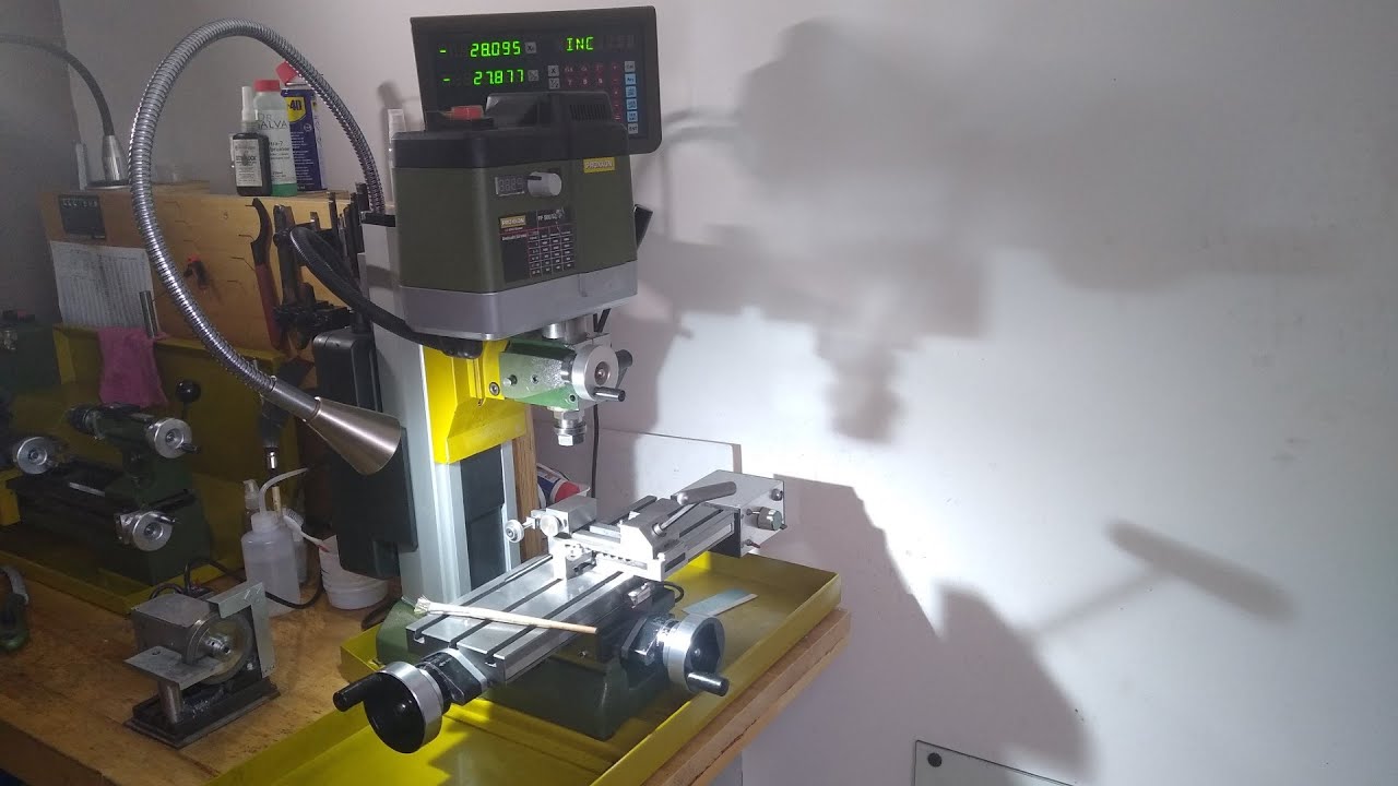 Improving the Proxxon FF500/BL mill. Casting epoxy