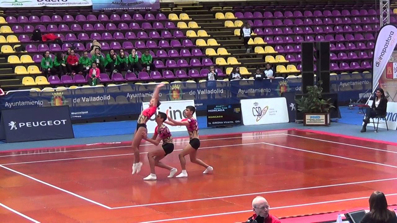 Cto. de España Gimnasia Aeróbica 2016 Trío Junior Moncada (CVA)