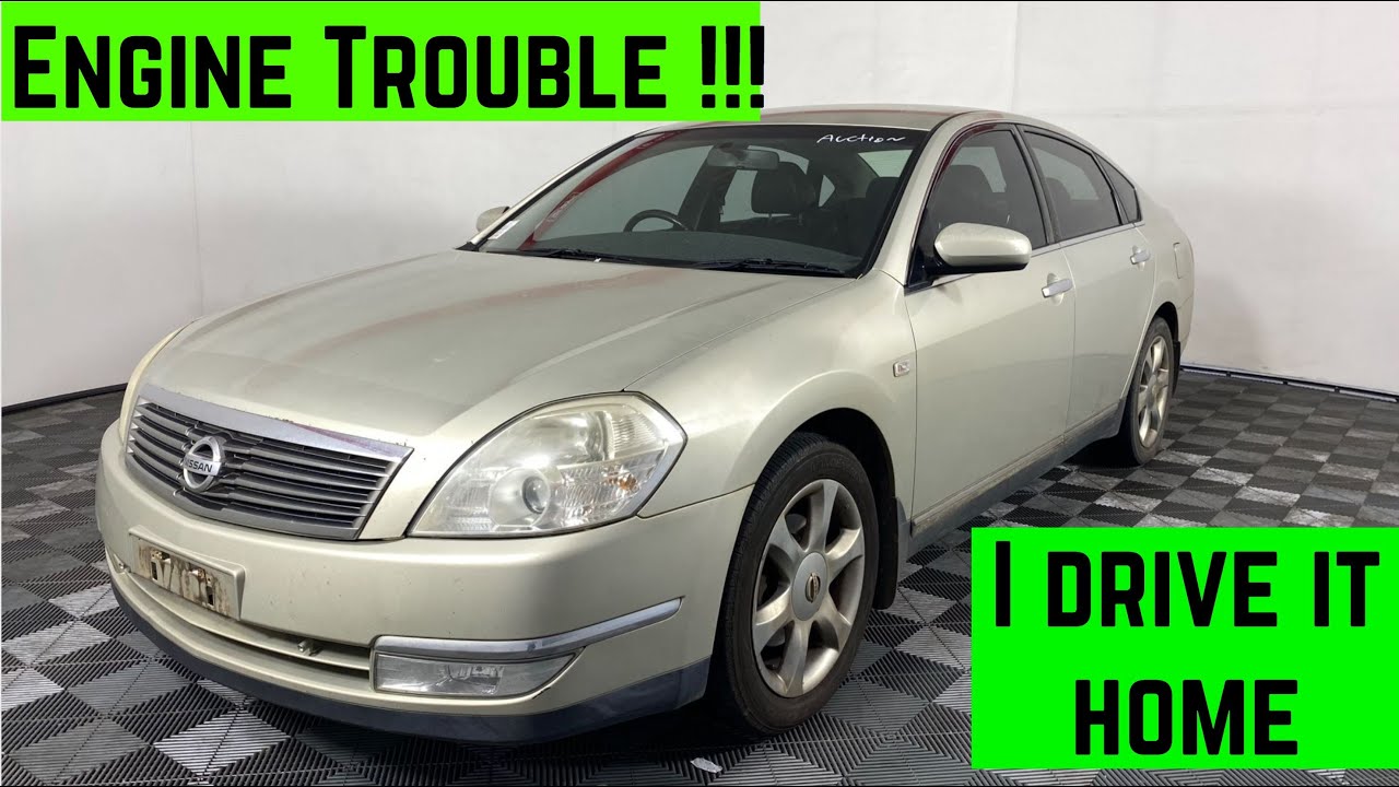 I buy a 2006 Nissan Maxima / Teana / Cefiro at a car Auction for $909 Sight Unseen and drive it home