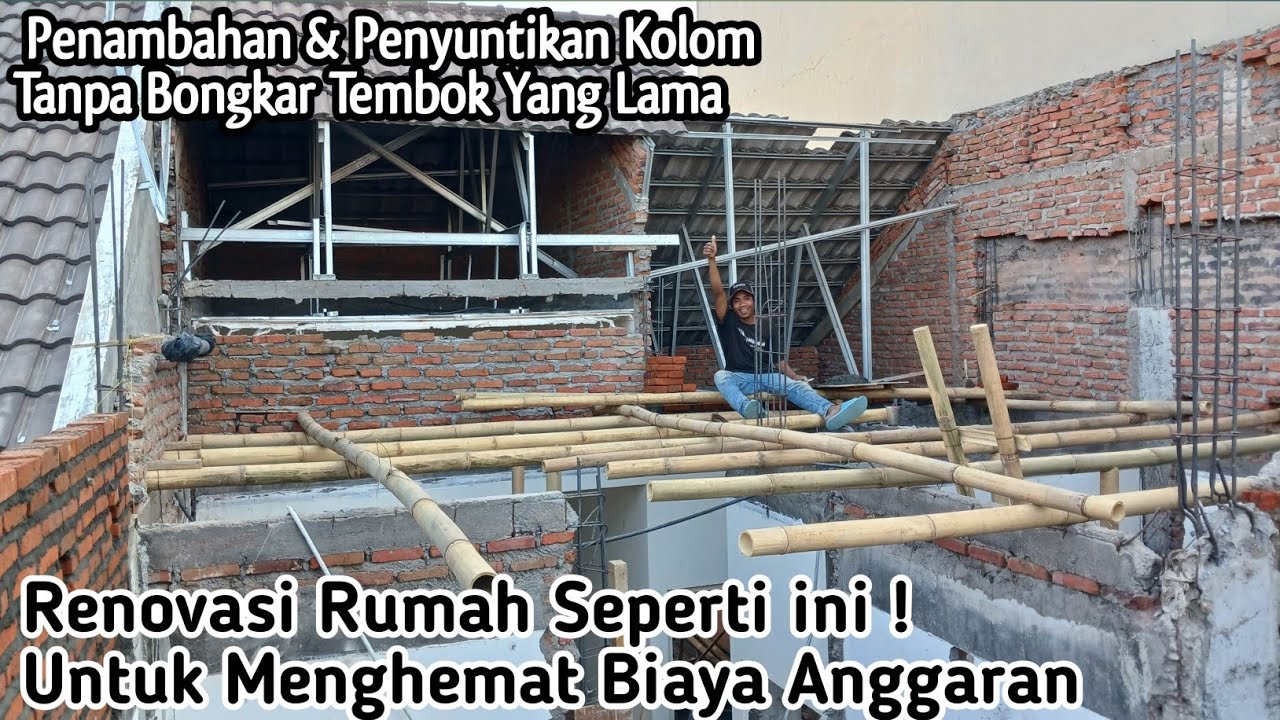Renovasi rumah lantai 1 menjadi lantai 2 tanpa bongkar tembok lama