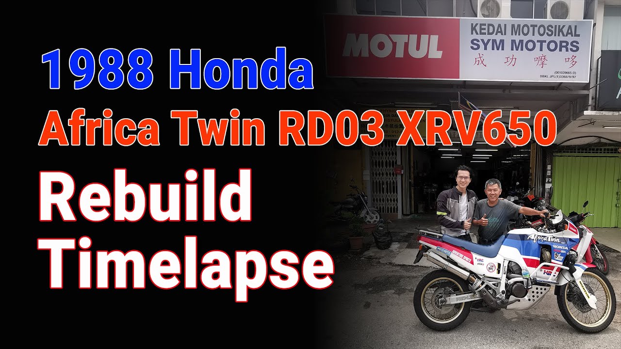 2nd rebuild after 1st botch attempt! (1988 Honda Africa Twin RD03 XRV650)